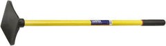 Ability One - 8" High x 8" Wide Round Steel Tamper - 42" Long Fiberglass Straight Handle - Americas Industrial Supply