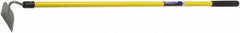 Ability One - 5-1/4" High x 6" Wide Round Steel Hoe - 67" Long Fiberglass Straight Handle - Americas Industrial Supply