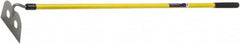 Ability One - 7" High x 10" Wide Round Steel Hoe - 62" Long Fiberglass Straight Handle - Americas Industrial Supply