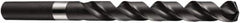 DORMER - 8.6mm 135° High Speed Steel Jobber Drill - Oxide Finish, Right Hand Cut, Spiral Flute, Straight Shank, 125mm OAL, Split Point - Americas Industrial Supply