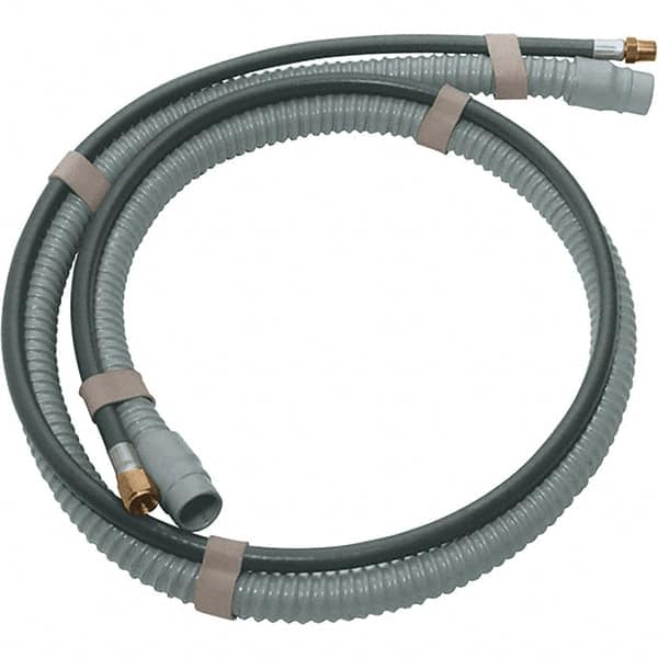 Dynabrade - 10' Long Power Sander Vacuum Hose & Air Line Assembly - 1" Diam, For Use with Random Orbital Sanders - Americas Industrial Supply