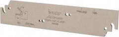 Iscar - 1.26" Blade Height, 0.098" Blade Width, 5-29/32" OAL, Neutral Cut, Single End Indexable Cut-Off Blade - TGFH Blade, Tang-Grip Series - Americas Industrial Supply
