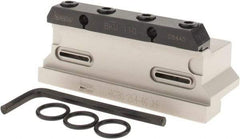 Iscar - Tool Block Style TGTBU, 1.26" Blade Height, 4.331" OAL, 1.65"& OAH, Indexable Cutoff Blade Tool Block - 1" Shank Height, 1.028" Shank Width, Through Coolant, Series Tang-GripIQ - Americas Industrial Supply