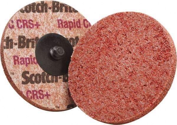 3M - 2" Disc Diam, Ceramic Quick Change Disc - Type R Attaching System, Coated, Orange, Coarse Grade - Americas Industrial Supply