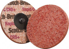 3M - 3" Disc Diam, Ceramic Quick Change Disc - Type R Attaching System, Coated, Extra Coarse Grade - Americas Industrial Supply