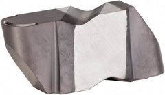 Kennametal - 4094NR K Grade KCU10, 4.78mm Cutting Width Carbide Grooving Insert - 1/4" Max Depth of Cut, Right Hand, 0.0941" Corner Radius, AlTiN Finish - Americas Industrial Supply