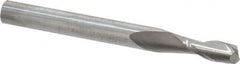 SGS - 7/32", 5/8" LOC, 1/4" Shank Diam, 2-1/2" OAL, 2 Flute, Solid Carbide Square End Mill - Single End, Uncoated, Spiral Flute, 30° Helix, Centercutting, Right Hand Cut, Right Hand Flute, Series 3 - Americas Industrial Supply