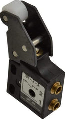 ARO/Ingersoll-Rand - 0.09 CV Rate, 3 Way Mini Mechanical Valve - 5/32" NPT Inlet, 5/32" NPT Outlet, 150 Max psi - Americas Industrial Supply