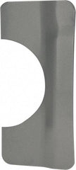 Don-Jo - 7" Long x 3-1/4" Wide, Latch Protector - Silver Coated Steel - Americas Industrial Supply