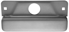 Don-Jo - 8" Long x 3-1/2" Wide Strike Protector - Silver Coated Steel - Americas Industrial Supply