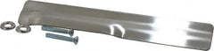 Don-Jo - 10" Long x 1-1/2" Wide, Latch Protector - Stainless Steel - Americas Industrial Supply