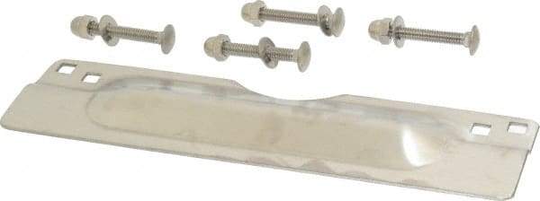 Don-Jo - 11" Long x 3" Wide, Latch Protector - Stainless Steel - Americas Industrial Supply