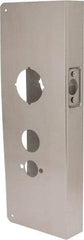 Don-Jo - 5" Wide x 15" High, Stainless Steel, Door Reinforcer - 1-3/4" Thick Door, 2-3/4" Backset - Americas Industrial Supply