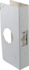 Don-Jo - 4" Wide x 9" High, Stainless Steel, Door Reinforcer - 1-3/4" Thick Door, 2-3/8" Backset - Americas Industrial Supply