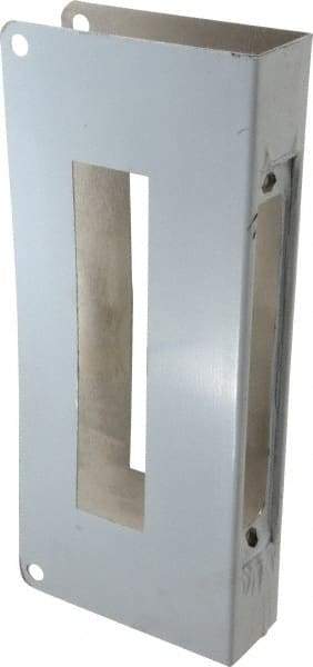 Don-Jo - 5" Wide x 12" High, Stainless Steel, Door Reinforcer - 1-3/4" Thick Door, 2-3/4" Backset - Americas Industrial Supply