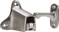Don-Jo - 4" Long Satin Chrome Door Holder - Heavy-Duty Grade, 4" Stem Length - Americas Industrial Supply