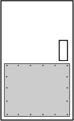 Don-Jo - 28" Long x 42" High Armor Plate - Stainless Steel - Americas Industrial Supply