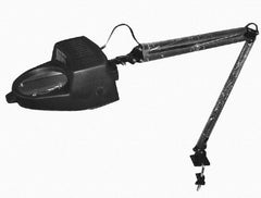 Value Collection - 40 Inch, Swing Arm, Clamp on, Incandescent, Black, Magnifying Task Light - 13 Watt, 1.75x Magnification, 3-1/2 Inch Wide, 3-1/2 Inch Long - Americas Industrial Supply