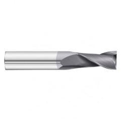 22mm Dia. x 100mm Overall Length 2-Flute Square End Solid Carbide SE End Mill-Round Shank-Center Cut-TiAlN - Americas Industrial Supply