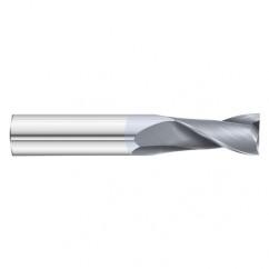 13/32 Dia. x 2-3/4 Overall Length 2-Flute Square End Solid Carbide SE End Mill-Round Shank-Center Cut-TiCN - Americas Industrial Supply