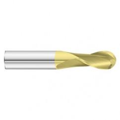 31/64 x 1 x 3 2 Flute Ball Nose  End Mill- Series 3215SD - Americas Industrial Supply