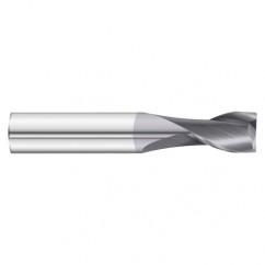 7/16 Dia. x 2-3/4 Overall Length 2-Flute Square End Solid Carbide SE End Mill-Round Shank-Center Cut-TiAlN - Americas Industrial Supply