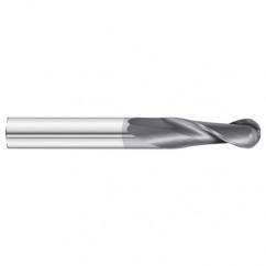 1" x 2 x 4-1/2 2 Flute Ball Nose  End Mill- Series 3215XL - Americas Industrial Supply