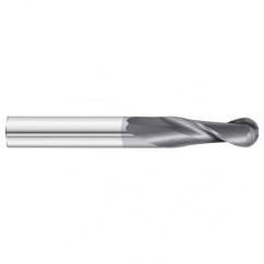 1" x 2 x 4-1/2 2 Flute Ball Nose  End Mill- Series 3215XL - Americas Industrial Supply