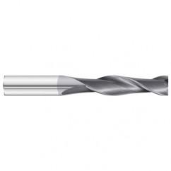 3/8 Dia. x 6 Overall Length 2-Flute Square End Solid Carbide SE End Mill-Round Shank-Center Cut-TiAlN - Americas Industrial Supply