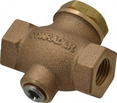 Conrader - 1/4" Bronze Check Valve - Inline, FNPT x FNPT - Americas Industrial Supply