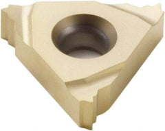 Seco - 16EL External Left Hand 14 UN Laydown Threading Insert - Grade CP500, TiAlN/TiN Coated Carbide - Americas Industrial Supply