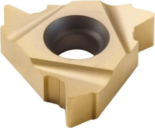Seco - 22ER External Right Hand ISO Laydown Threading Insert - Grade CP300, TiAlN/TiN Coated Carbide, 12.7mm Inscribed Circle - Americas Industrial Supply