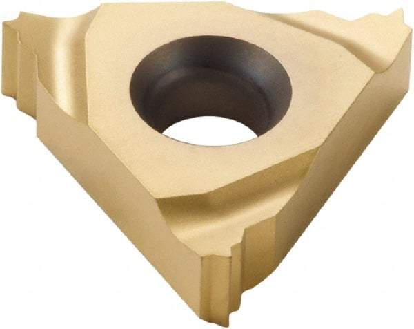 Seco - 11NR Internal Right Hand ISO Laydown Threading Insert - Grade CP500, TiAlN/TiN Coated Carbide, 6.35mm Inscribed Circle - Americas Industrial Supply