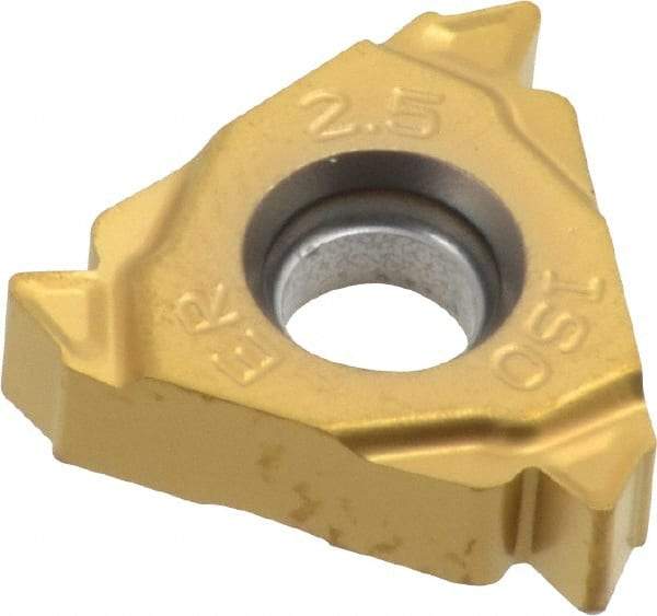 Seco - 16ER External Right Hand ISO Laydown Threading Insert - Grade CP500, TiAlN/TiN Coated Carbide - Americas Industrial Supply