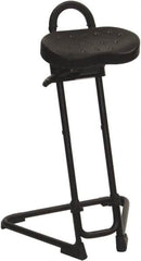 ShopSol - Swivel & Adjustable Stools Type: Sit-Stand Stool Base Type: Tubular Steel - Americas Industrial Supply