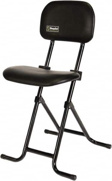 ShopSol - Swivel & Adjustable Stools Type: Sit-Stand Stool Base Type: Tubular Steel - Americas Industrial Supply