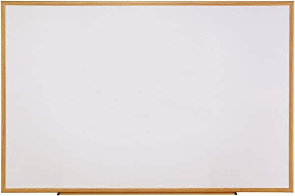 Universal One - 48" High x 72" Wide Dry Erase - Melamine, Includes Mounting Kit - Americas Industrial Supply