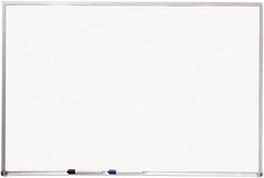 Mead - 48" High x 72" Wide Dry Erase - Melamine, Includes Mounting Kit - Americas Industrial Supply