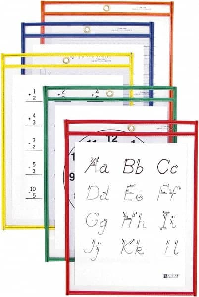 C-LINE - 12" High x 9" Wide Dry Erase - Plastic - Americas Industrial Supply