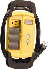 Woods PRO - 4 Outlets, 125 Volts, 15 Amps, 6' Cord, Power Outlet Strip - Keyhole Mount, 5-15 NEMA Configuration, 10-1/4" Strip, cULus - Americas Industrial Supply