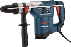 Bosch - 120 Volt 1-1/4" Keyless Chuck Electric Rotary Hammer - 0 to 3,600 BPM, 0 to 750 RPM, Reversible - Americas Industrial Supply