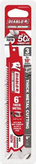 Freud - Reciprocating Saw Blades   Blade Material: Carbide    Blade Length (Inch): 6 - Americas Industrial Supply