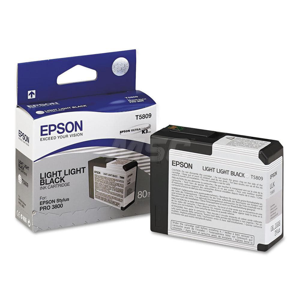 Epson - Office Machine Supplies & Accessories; Office Machine/Equipment Accessory Type: Ink Cartridge ; For Use With: Epson Stylus Pro 3880 Graphic Arts Edition; Epson Stylus Pro 3800 Portrait Edition; Epson Stylus Pro 3880 Signature Worthy Edition Print - Exact Industrial Supply