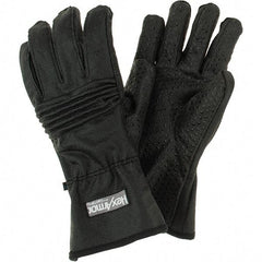 HexArmor - Size XL (10), ANSI Cut Lvl A9, Puncture Lvl 3, Abrasion Lvl 5, Silicone Rubber Coated Cut & Puncture Resistant Gloves - 11" Long, Fully Coated Coated, SuperFabric Lining, Black, Paired - Americas Industrial Supply