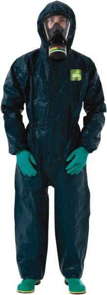 Ansell - Pack of 6 Size XL Film Laminate Chemical Resistant General Purpose Coveralls - Americas Industrial Supply