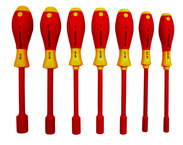 Insulated Nut Driver Metric Set Includes: 5.0 - 13.0mm. 7 Pieces - Americas Industrial Supply