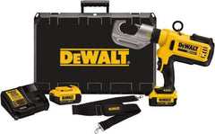 DeWALT - 12 Ton Electric Crimper - Includes DCE300, (2) DCB204, DCE115, Shoulder Strap, Kit Box - Americas Industrial Supply