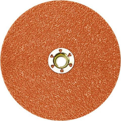 3M - 5" Diam 60+ Grit Fiber Disc - Ceramic, 12,000 Max RPM, Series 787C - Americas Industrial Supply