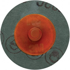 3M - 4" Disc Diam, 60 Grit, Ceramic Quick Change Disc - Type R Attaching System, Coated, 12,000 RPM, 782C Series - Americas Industrial Supply