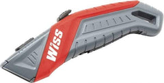 Wiss - Utility Knife - Gray & Red Handle - Americas Industrial Supply